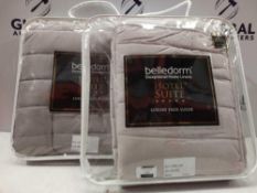 Combined Rrp £90 Lot To Contain 2 Belledorm Luxury Faux Suede Runners