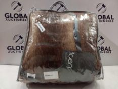 Rrp £80 Bagged Icon Faux Animal Fur Luxury Throw