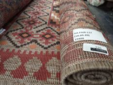 Rrp £75 Safavieh Veranda Red Natural 90X150Cm Rug