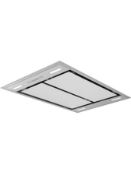 Rrp £500 Boxed 110Cm Downdraft Ceiling Extractor Hood