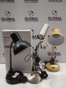 Combined Rrp £140 Lot To Contain 4 Assorted Unboxed John Lewis Table Lamps