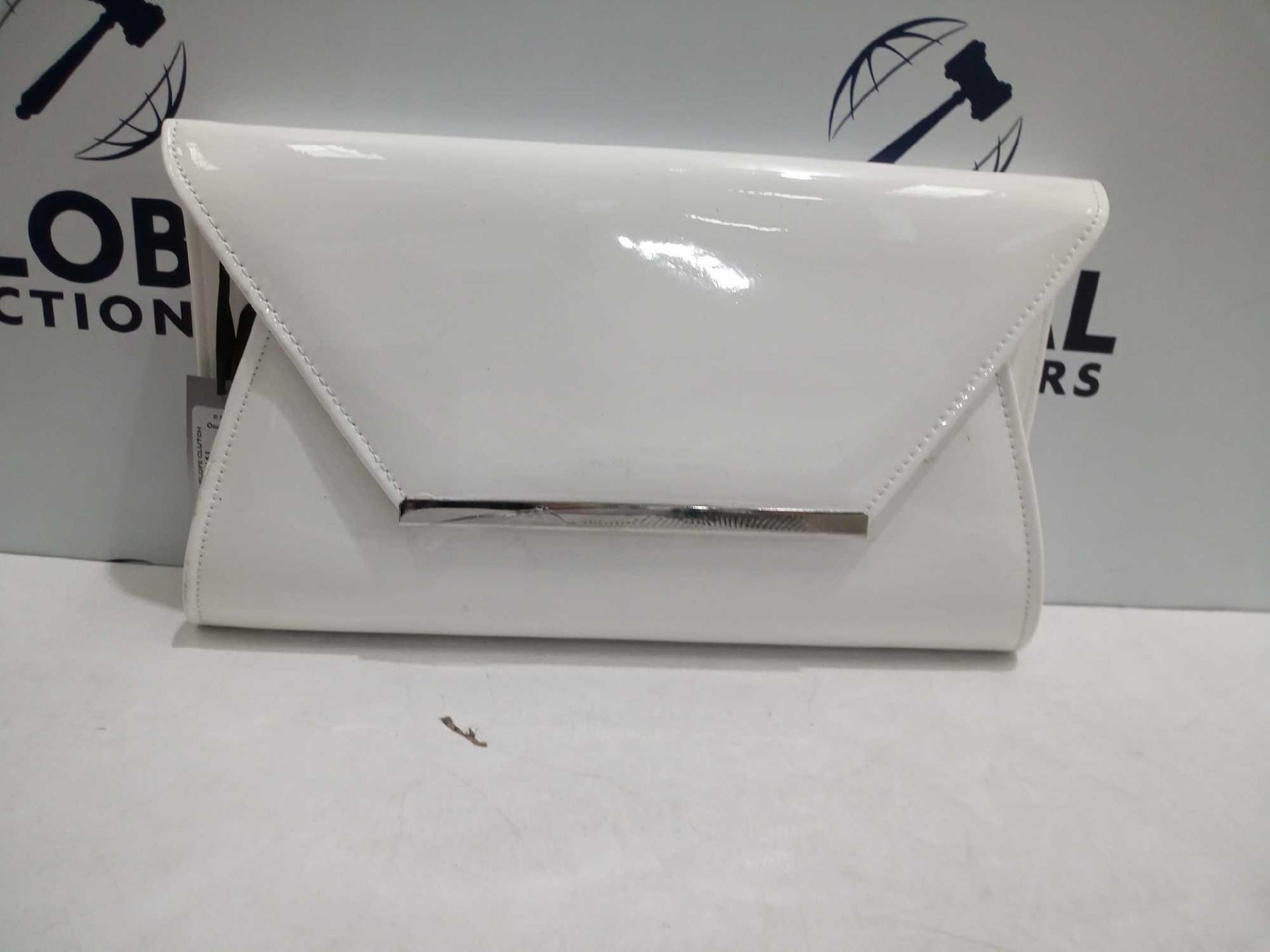 Rrp £50 Lot To Contain Two Brand New White Genuine Leather Ladies Large Purses Debenhams - Image 2 of 2