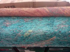 Rrp £100 115X180Cm Turquoise Stay Rug