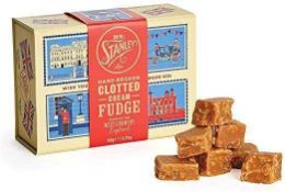 Rrp £100 Lot To Contain 10 Mr Stanley Hand Broken Clotted Cream Fudge