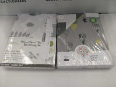 Rrp £120 Lot To Contain 3 Assorted Items To Include A Appletree Single Duvet Set, A Kindervalley Woo