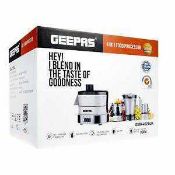 Rrp £70 Boxed Geepas 4 In 1 Food Processor