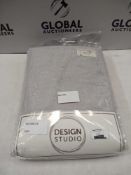 Combined Rrp £110 Lot To Contain Two Design Studio Grey Curtains 168Cm By 137Cm