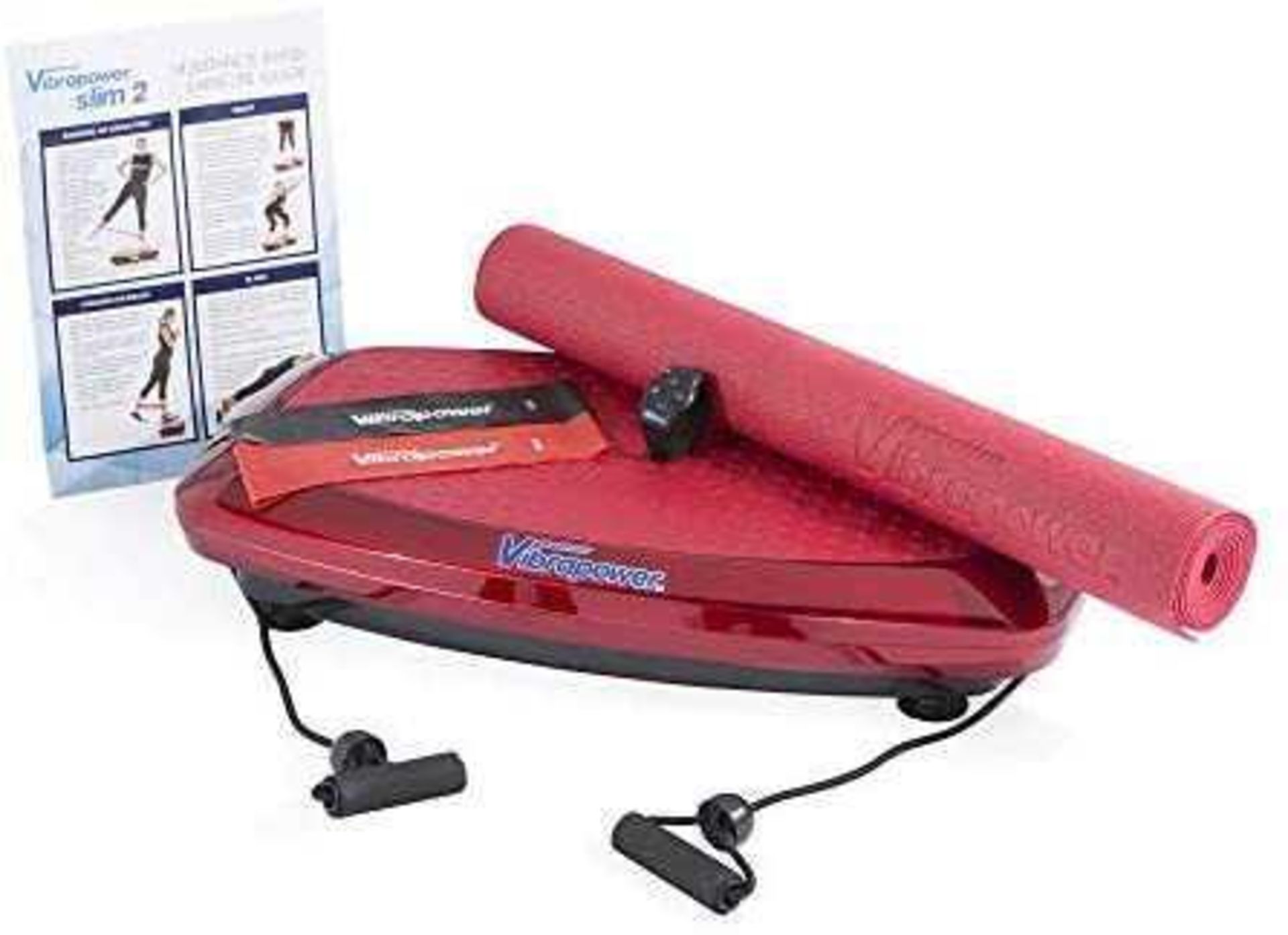 Rrp £300 Unboxed Vibrapower Slim In Red With Mat Included