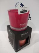 Rrp £50 Lot To Contain 2 Millefiori Natural Scented Candles