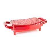 Rrp £80 Vibrapower Slim 3 Seat In Red Boxed