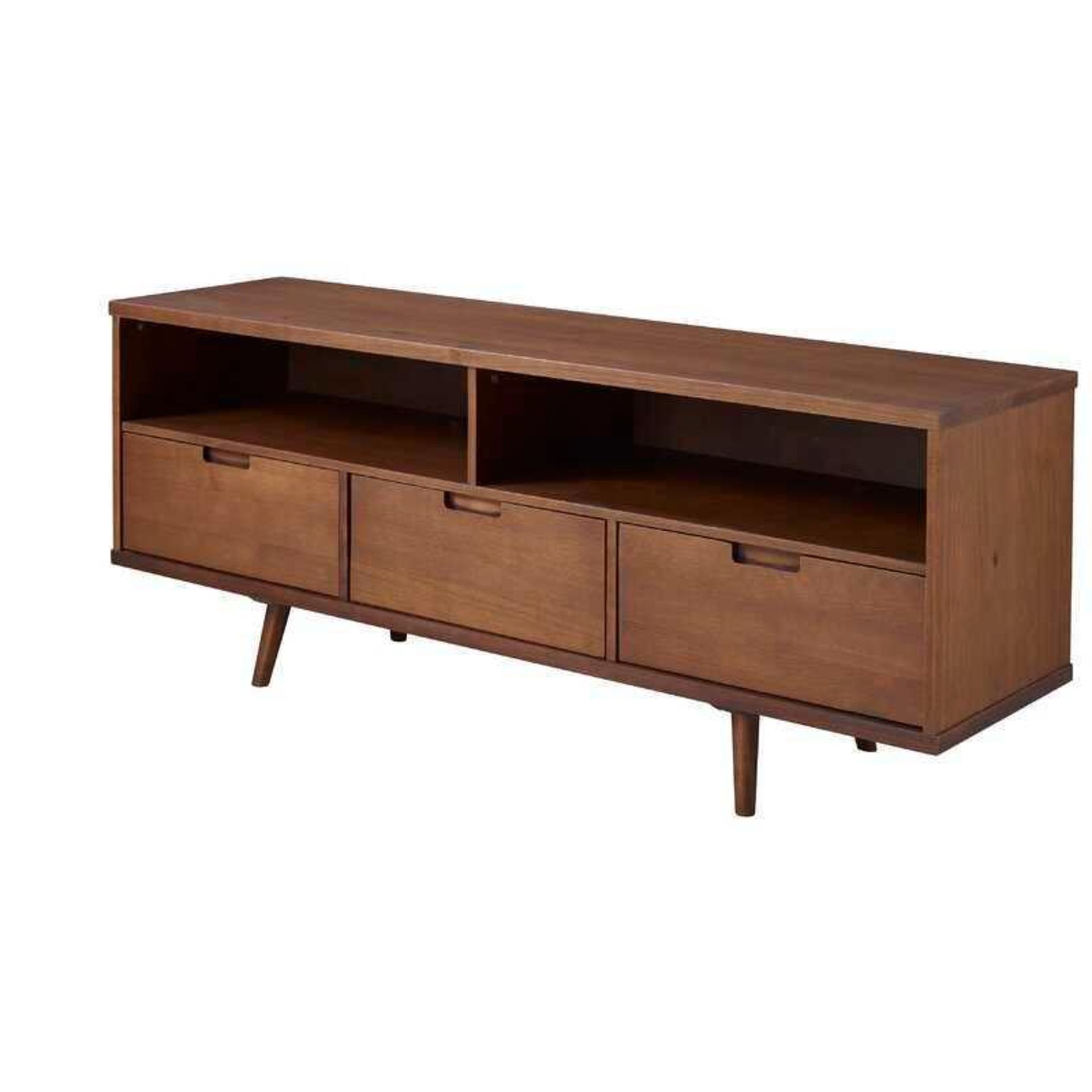 RRP £240 Corrigan Studio Gervais Tv Stand For Tvs Up To 65" Dark Oak Finish (Appraisals Available