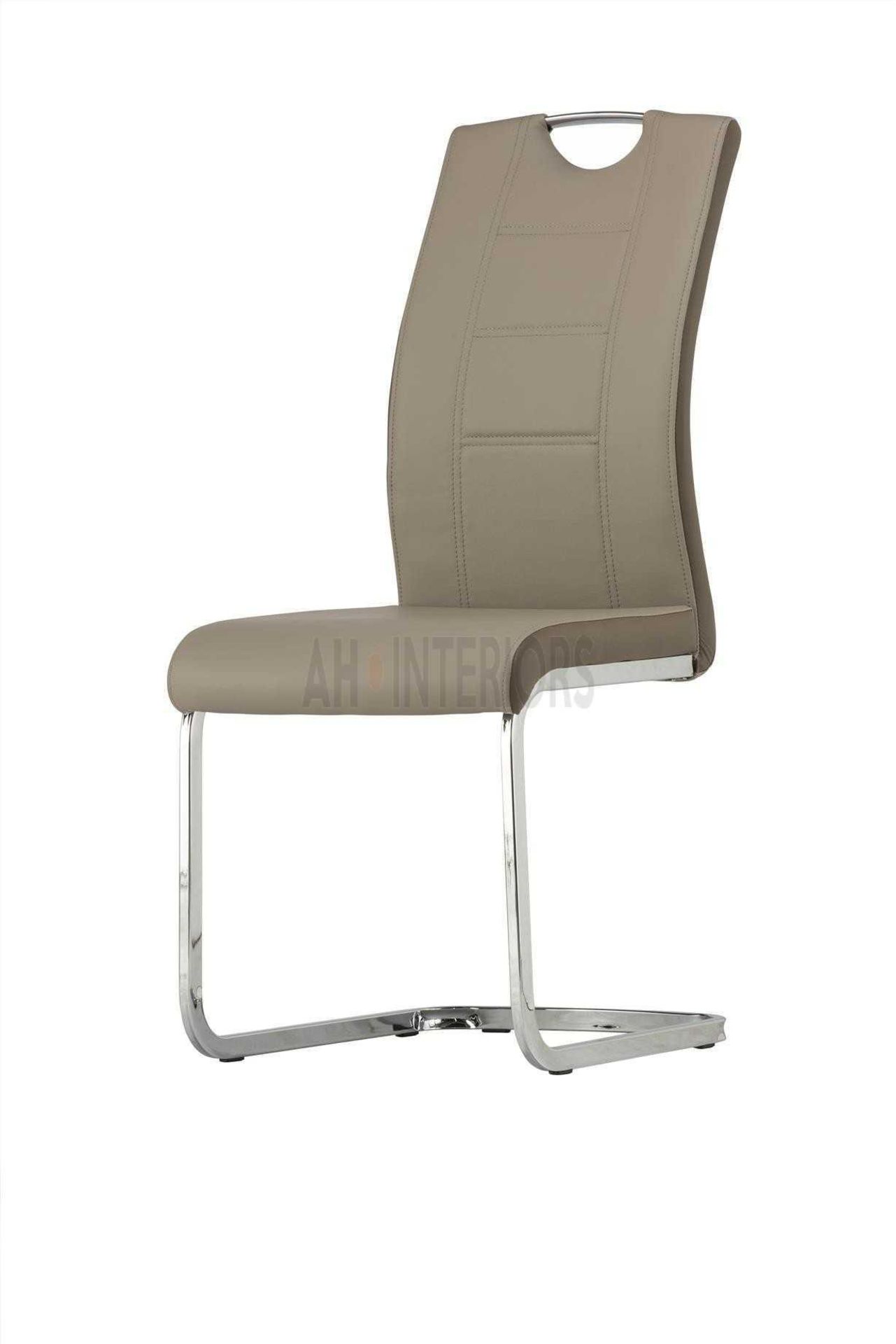 RRP £50 Boxed Aspen Dining Chair In Latte (Appraisals Available Upon Request) (Pictures Are For