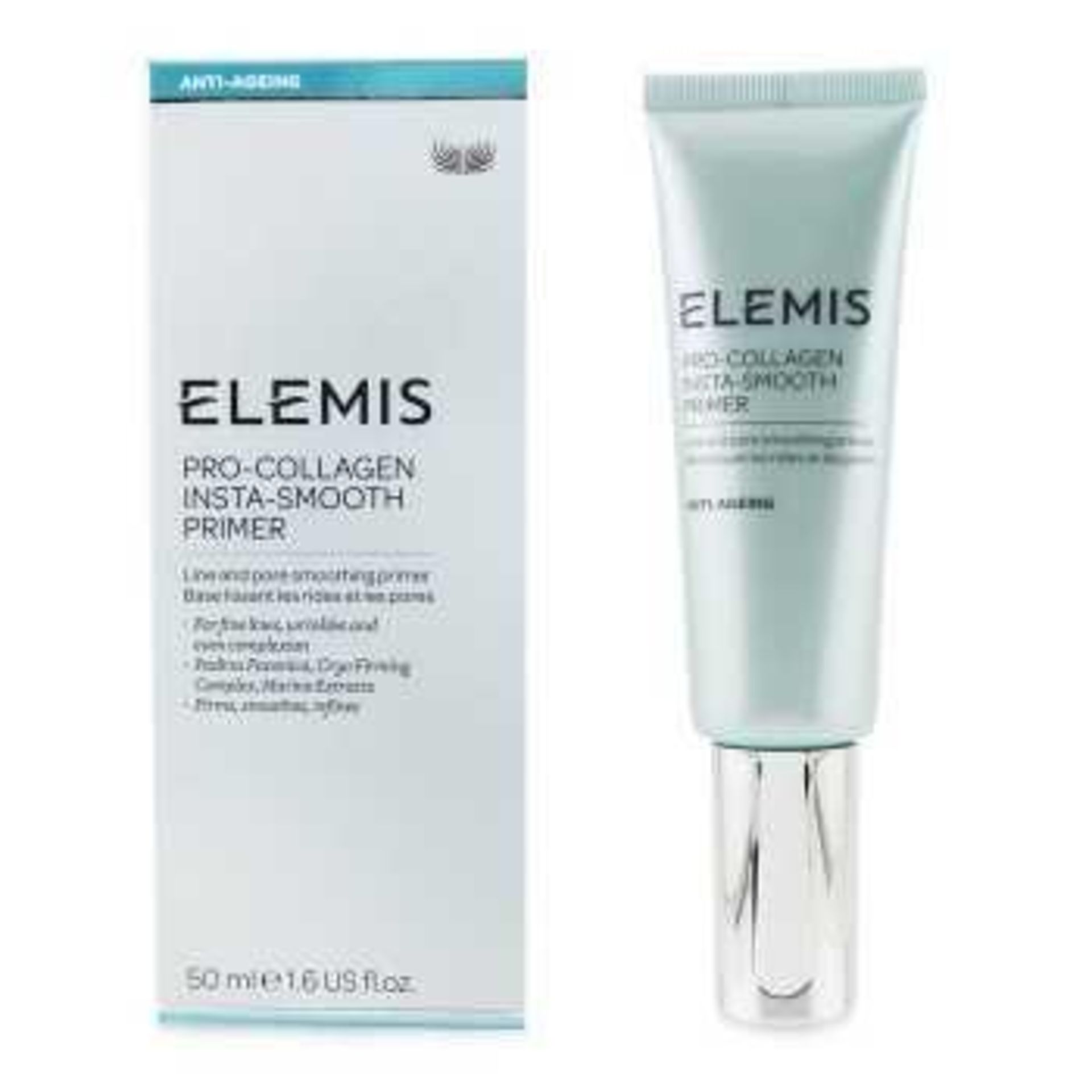 Rrp £60 Boxed 50Ml Elemis Pro Collagen Insta Smooth Primer Anti-Aging Ex Display