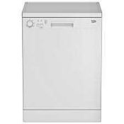 Rrp £230 Beko Dfn04C11W 59.8 Cm Freestanding Dishwasher - White