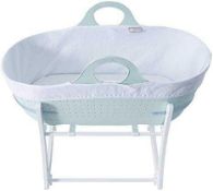 Rrp £100 Boxed Tommee Tippee Sleepee Moses Basket With Stand