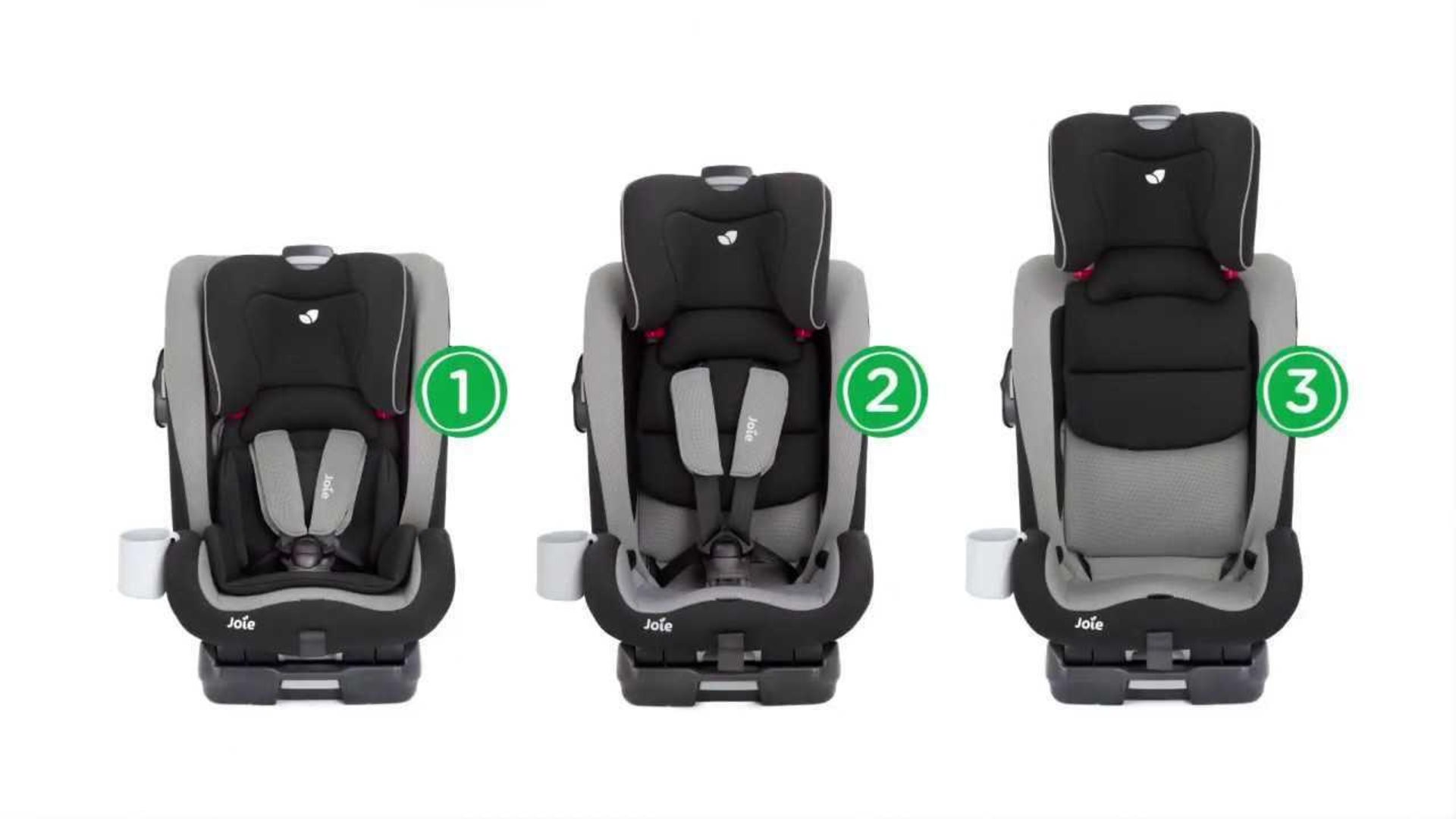 Rrp £175 Boxed Joie Bold Group 1/2/3 Children'S Car Seat