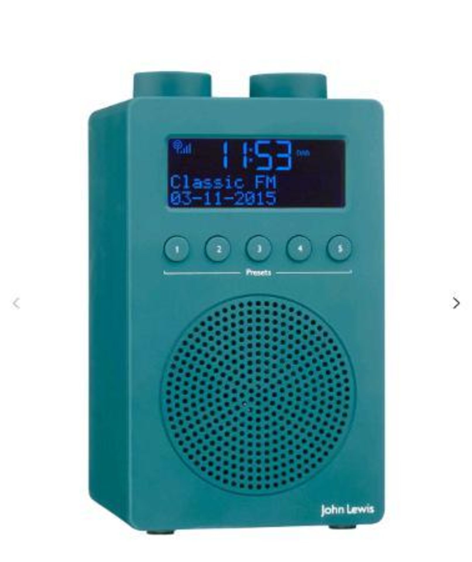 Rrp £40 Each Boxed John Lewis Spectrum Solo Dab And Fm Digital Radios