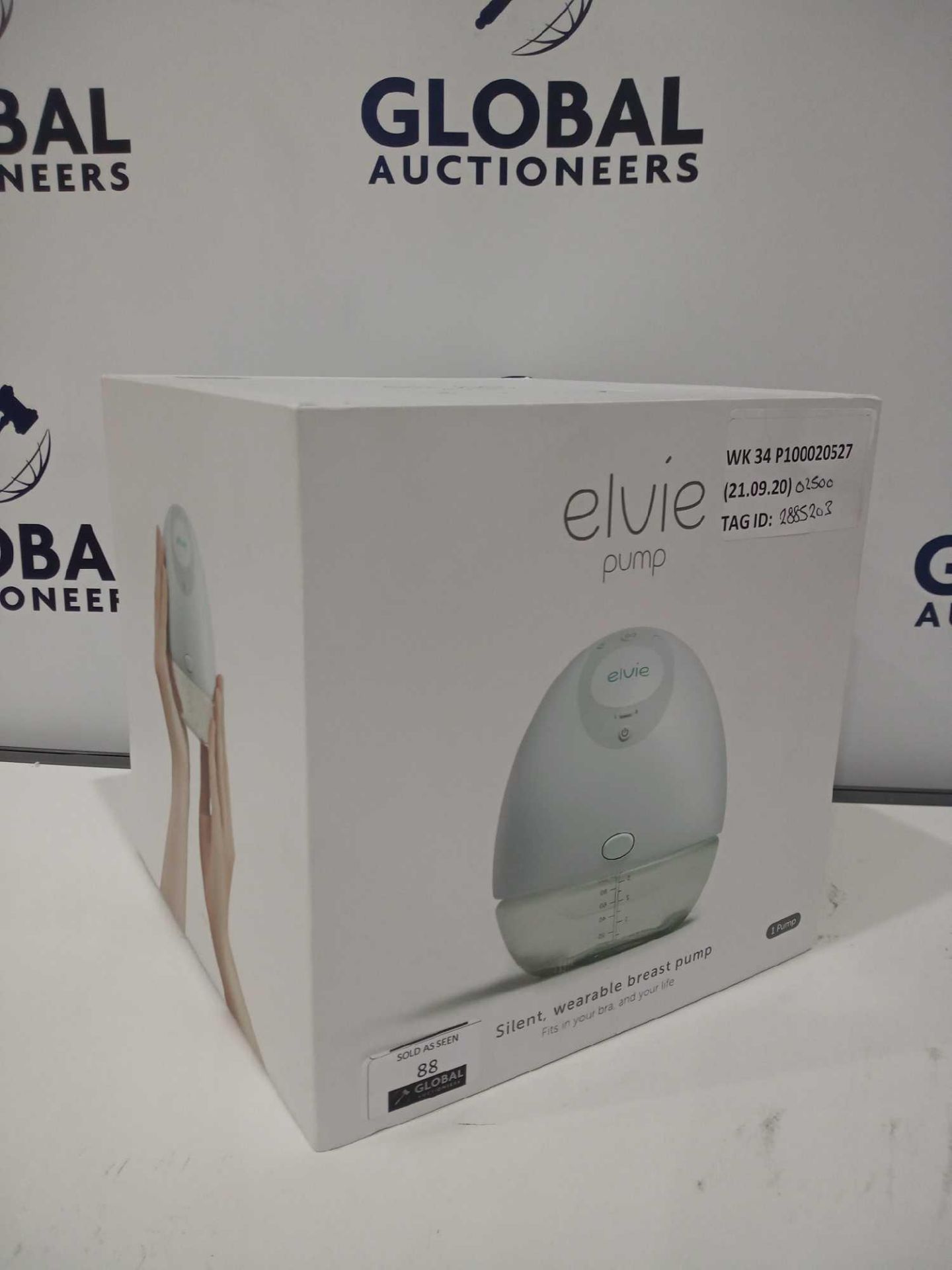 Rrp £250 Boxed Elvie Pump Silent Wearable Breast Pump In White
