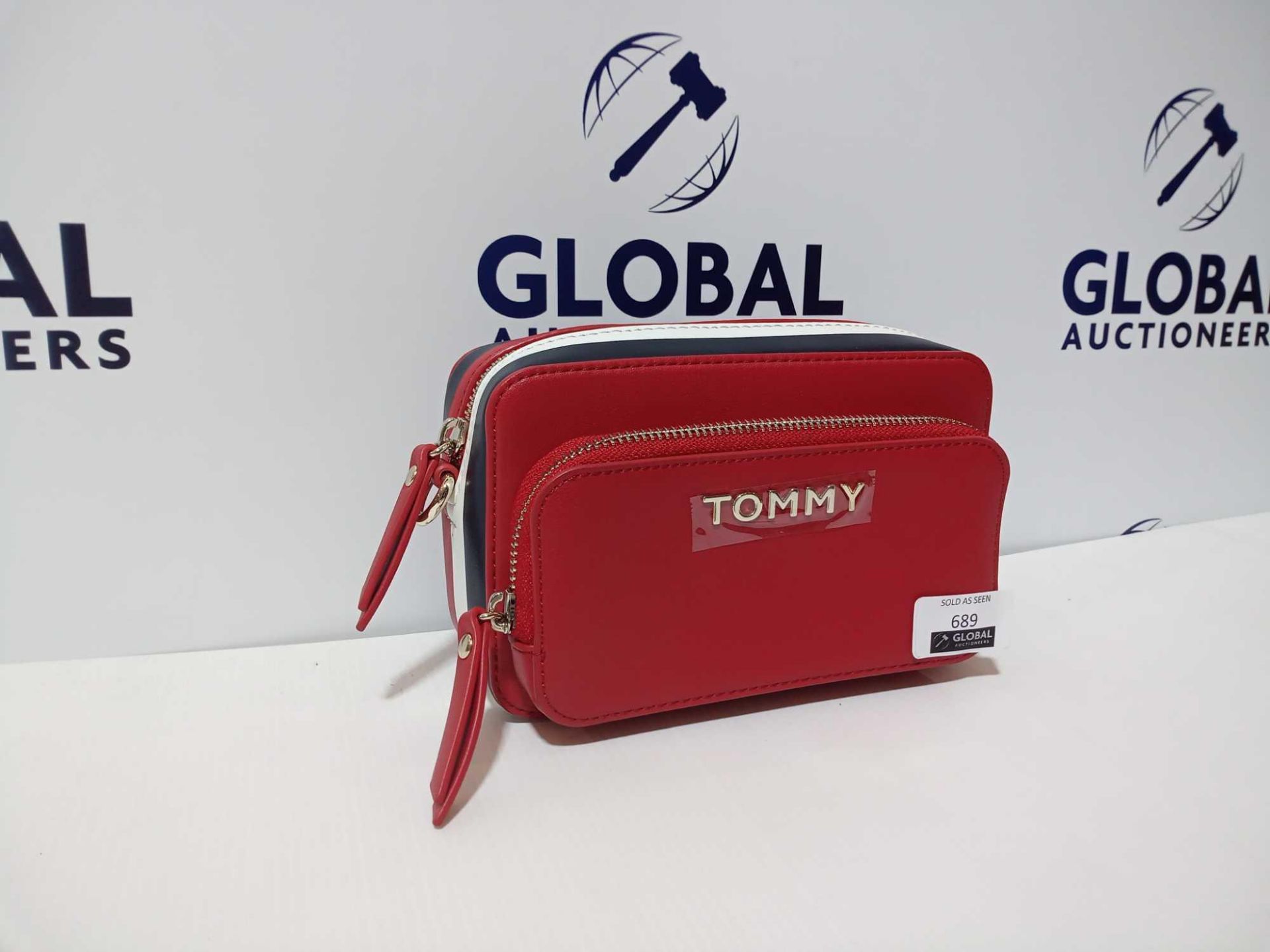 Rrp £90 Tommy Hilfiger Designer Large Multifunction Purse Or Small Adjustable Handbag