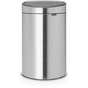 Rrp £150 Boxed Brabantia 40 L Touch Bin