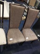 Rrp £200 Sourced From Harveys Furniture Deluxe Wooden Comfort Dining Chairs Set Of 2