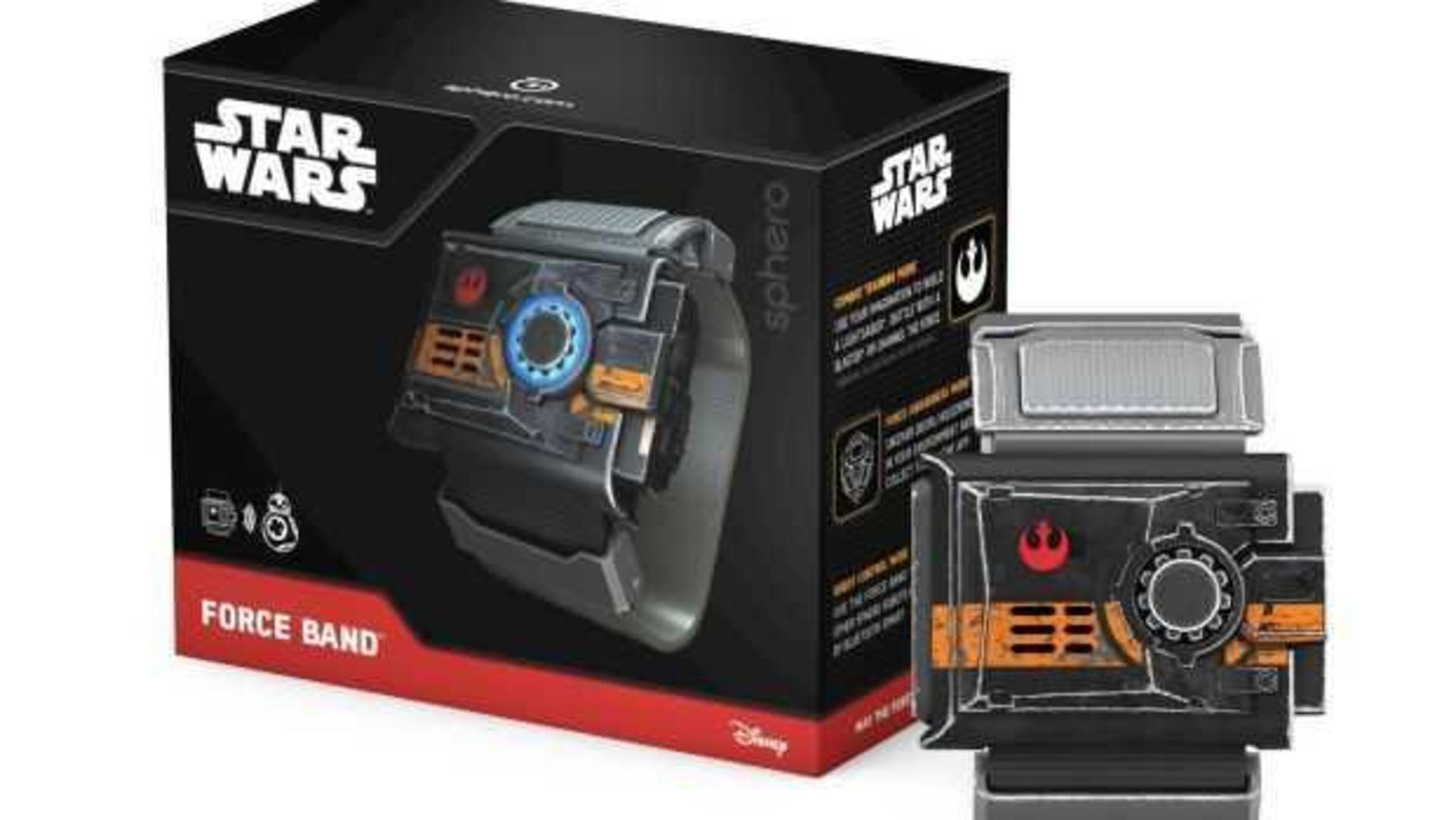 Rrp £40 Boxed Star Wars Bb-8 Force Bands