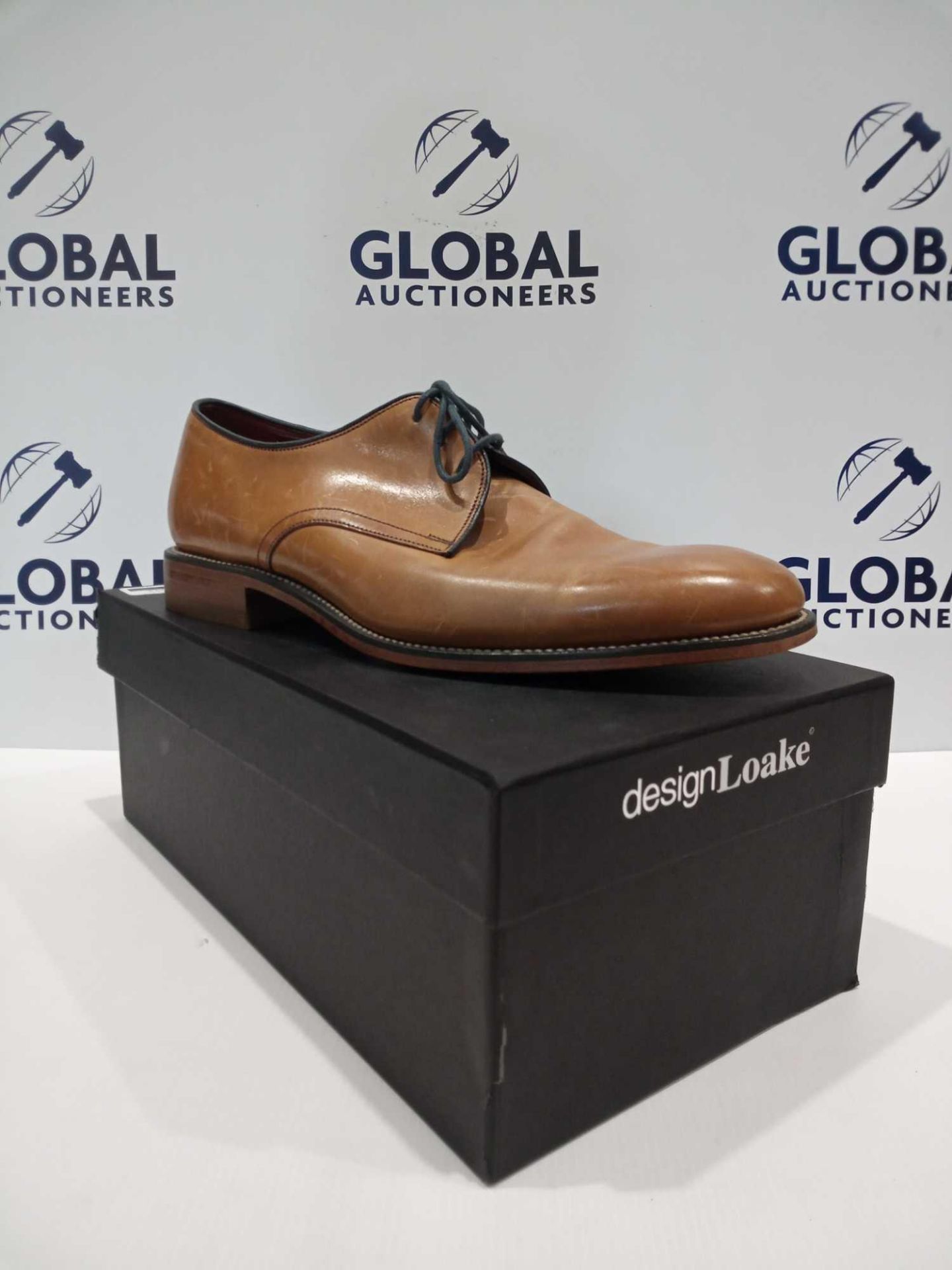 Rrp £185 Box Loakes Shoemakers Men'S Clinton Shoes Size Uk 10