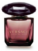 Rrp £90 Unbox 90 Ml Bottle Of Versace Crystal Noir Perfume Spray Ex Display