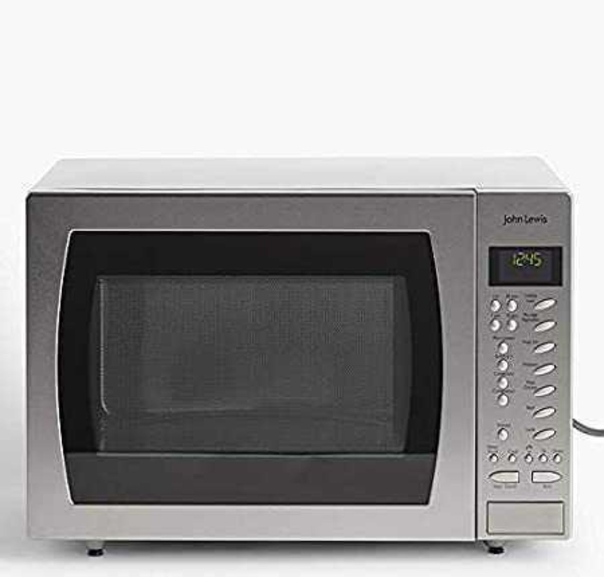 Rrp £270 John Lewis And Partners Stainless Steel Microwave Oven (Inoa)