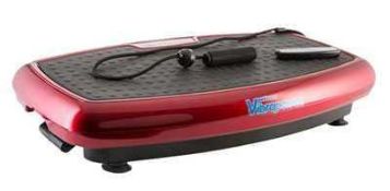 Rrp £200 Boxed Vibrapower Slim 3 Red Vibration Plate