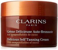 Rrp £30 Each Assorted Clarins Paris Products To Include Factor 50 + Suncare Lotion Spray And Clarins