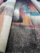 Rrp £250 Large Designer 200X290Cm Multicolour Printed Rug