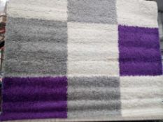 Rrp £110 Paco Home 160X230Cm Mango Purple Rug