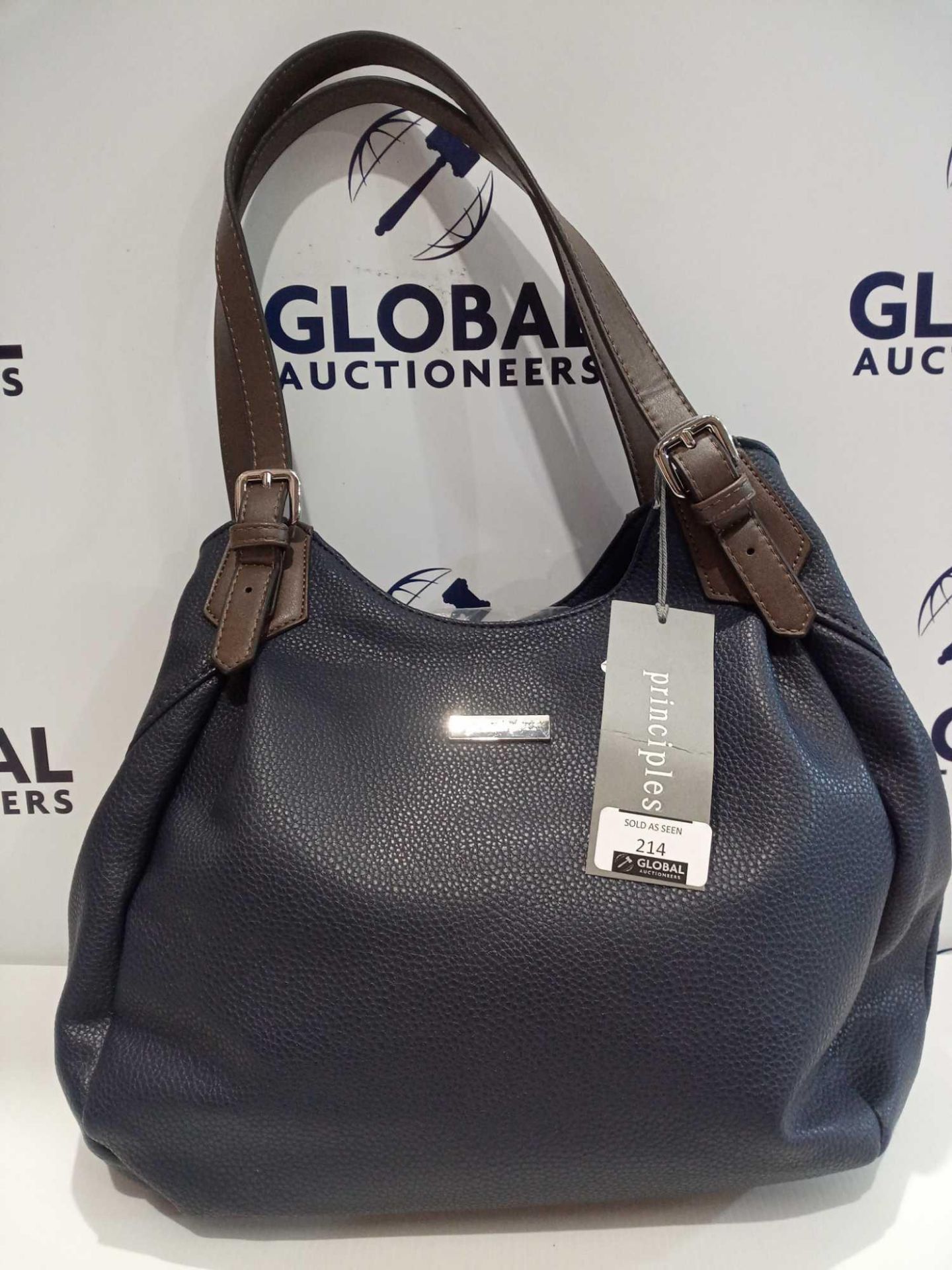 Rrp £50 Assorted Women'S Bags To Include A Principles Navy Leather Bag And A Navi Rent Leather Sport