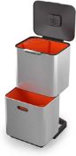 Rrp £150 Boxed Joseph Joseph Totem Compact Waste Separation And Recycling Unit
