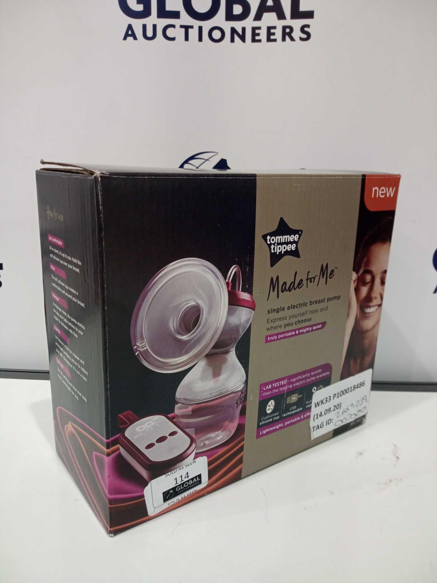 Rrp £70 Boxed Tommee Tippee Single Electric Breast Pump