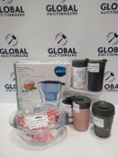 Rrp £15 Each Assorted Items To Include Brita Water Filters, Water Filter Jugs, Joseph Joseph Soap Di