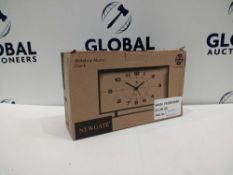 Rrp £50 Each Boxed Assorted Clocks To Include Newgate Wideboy Alarm Clock And Brookpace Lascelles Of