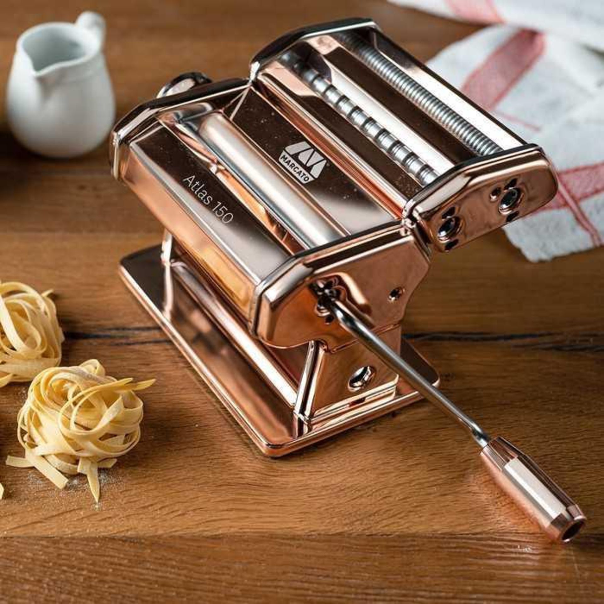 Rrp £115 Boxed Marcato Design Atlas 150 Wellness Pasta Roller