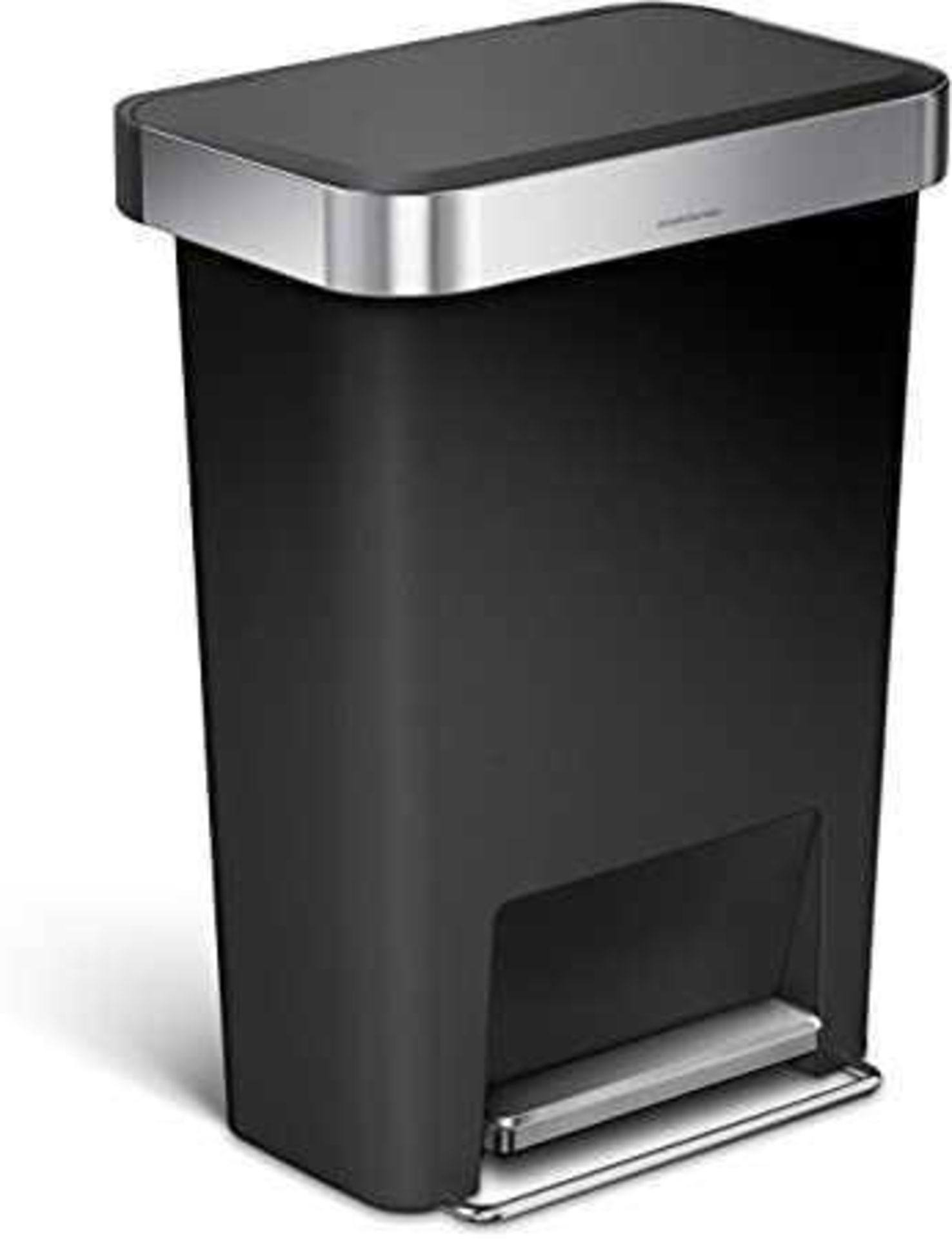 Rrp £80 Boxed Simplehuman Liner Pocket Smart Bin