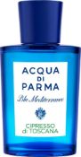 Rrp £100 Unboxed 125Ml Bottle Of Acqua Di Parma Blu Mediterraneo Edt Spray Ex-Display