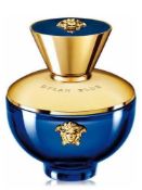 Rrp £80 Unboxed 100Ml Bottle Of Versace Dylan Blue Perfume For Women Ex Display
