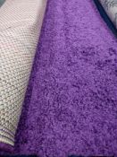 Rrp £110 Paco Home 200X280Cm Sky Purple Rug