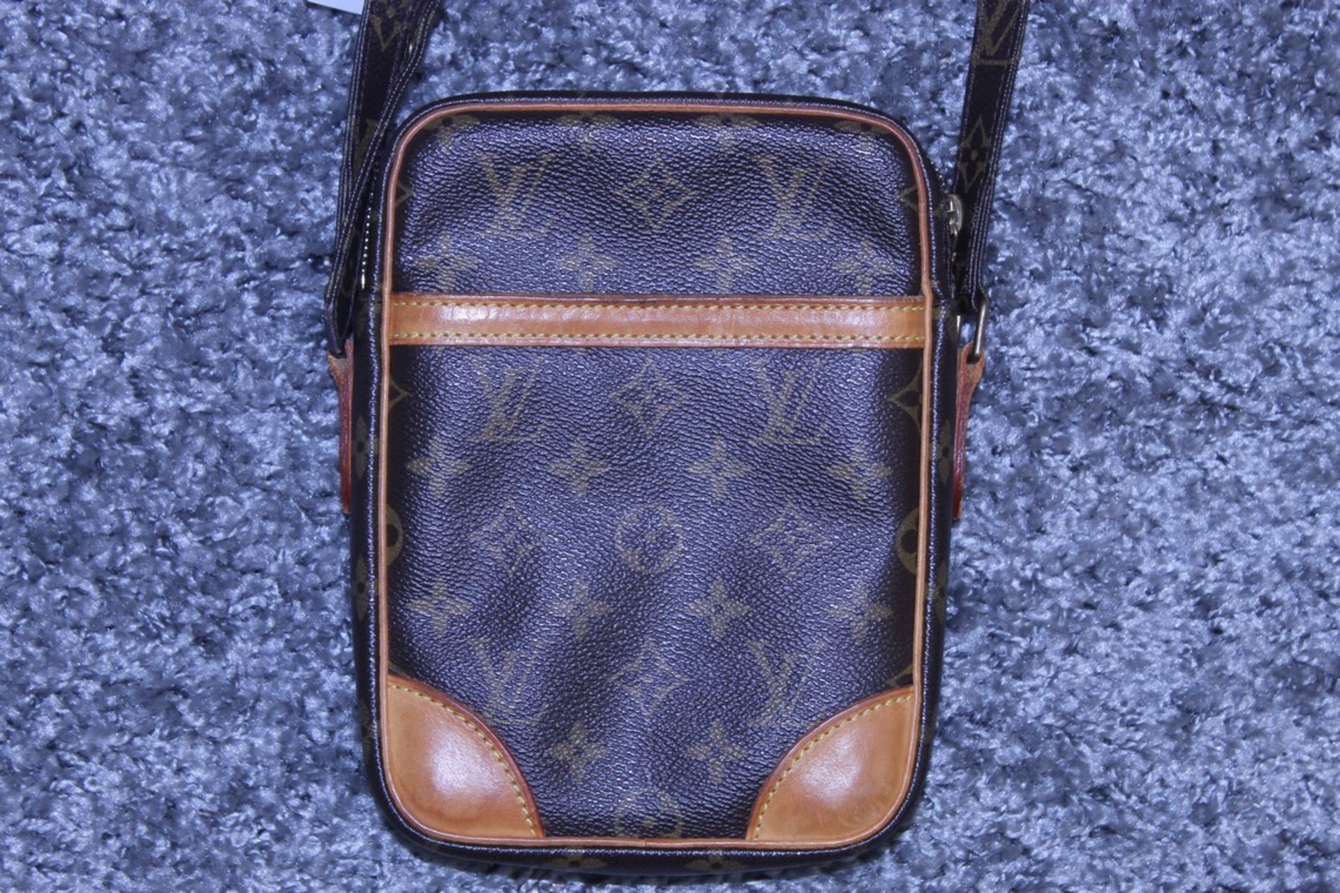RRP £1,230 Louis Vuitton Danube Shoulder Bag, Brown Monogram Coated Canvas, 15x20x4cm (Production - Image 2 of 4