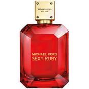 RRP £88 Michael Kors Sexy Ruby Eau De Parfum 100ml (Ex Display) ^