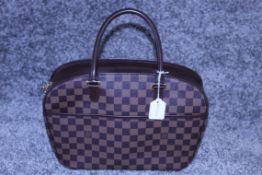 RRP £1,900 Louis Vuitton Sarria Horizontal Handbag, Brown Damier Ebene Coated Canvas, 28.5x23x9cm (