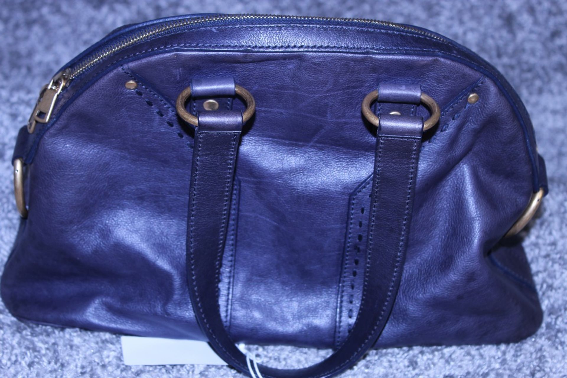 Rrp £1,000 Yves St-Lauren Muse 1 Shoulder Bag, Indigo Small Grained Calf Leather Shoulder Bag, ( - Image 2 of 5