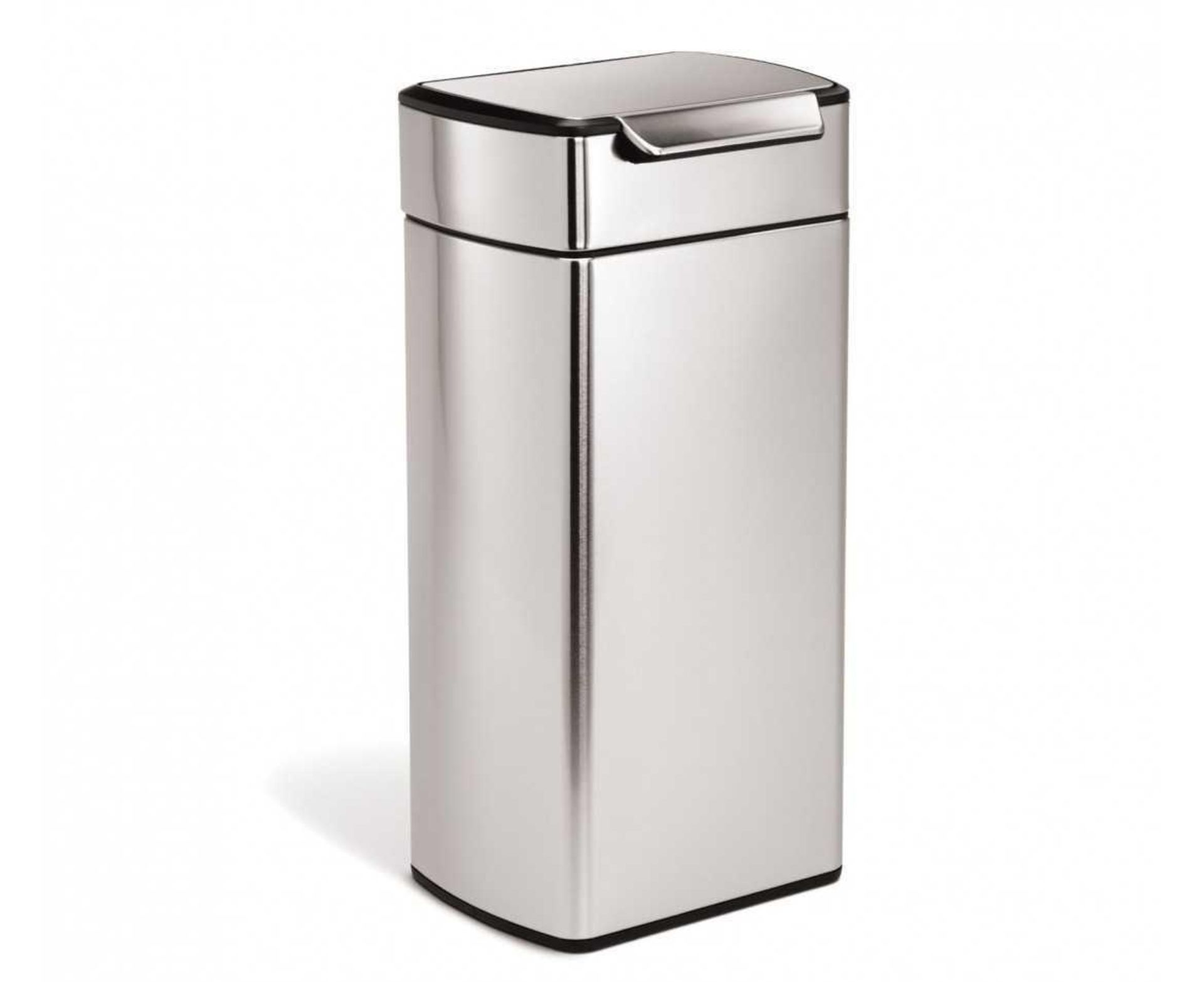 Rrp £100 Boxed Simplehuman 30L Stainless Steel Smart Touch Bin