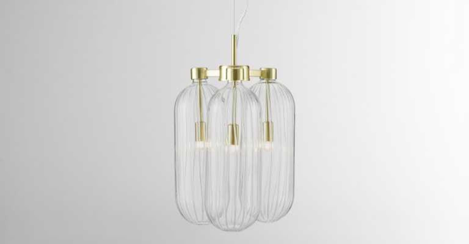 RRP £129 Dia 3 Light Pendant Lamp