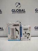 Rrp £100 Lot To Contain 6 Assorted Kitchen Items To Include Bialetti Coffee Servers And Salter Scale